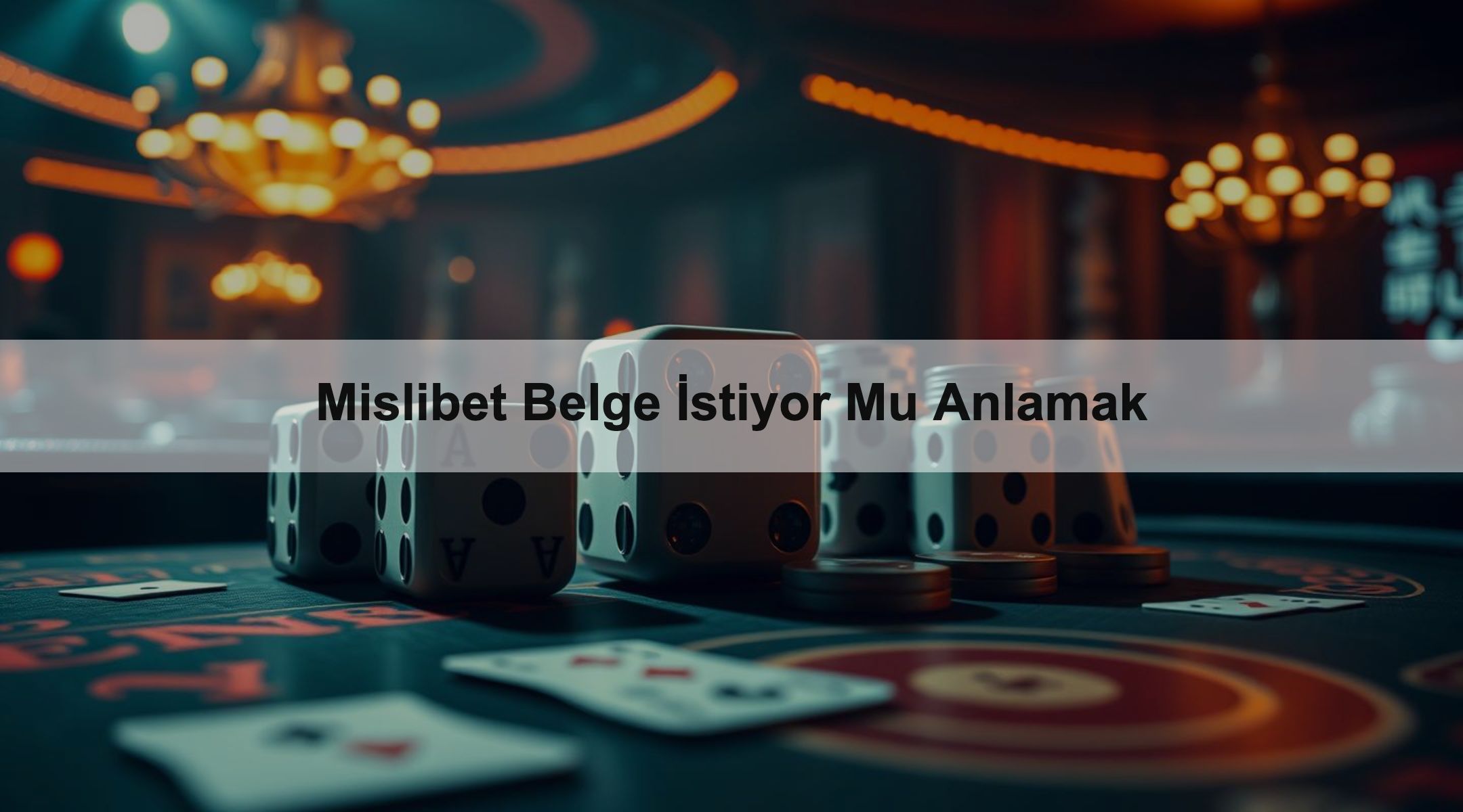 Mislibet Belge İstiyor Mu Anlamak